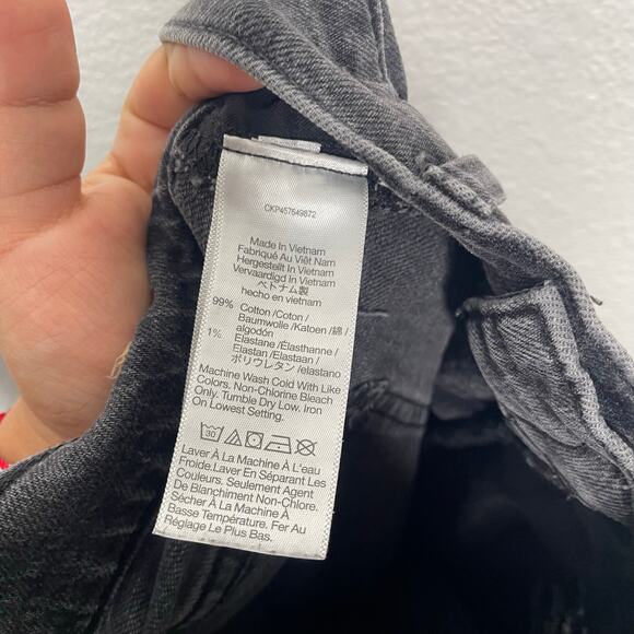 Madewell Womens Jeans Size 28 The Perfect Vintage Jean Denim Faded Black - Picture 5 of 14